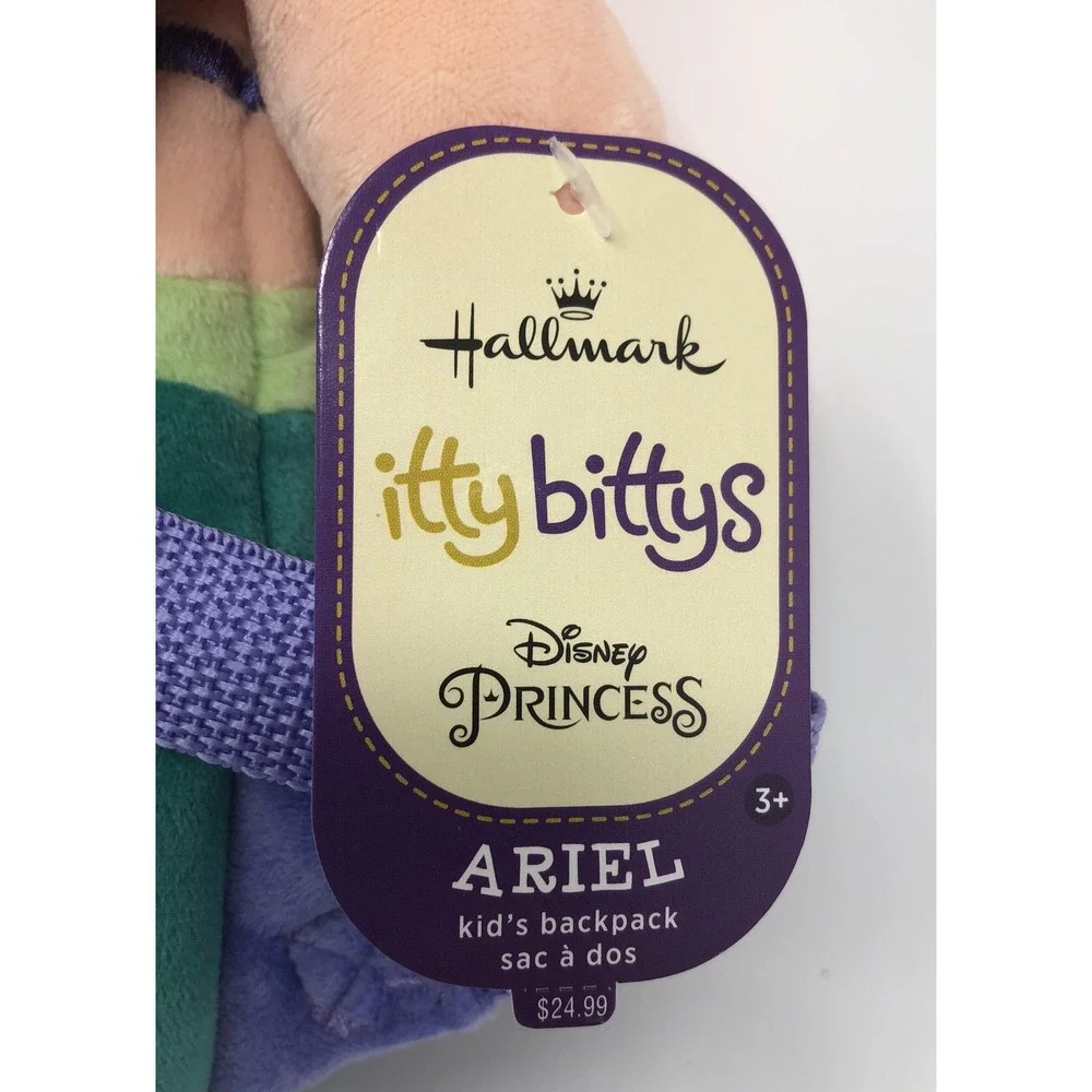 Hallmark Itty Bittys Disney Princess - The Little‎ Mermaid Ariel Kid's Backpack